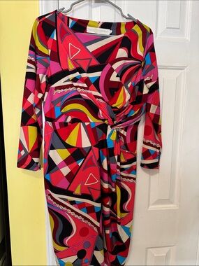 TRACY NEGOSHIAN GEOMETRIC DRESS